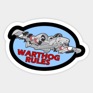 Warthog Rules Sticker